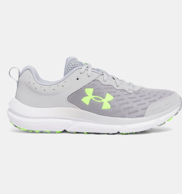 Erkek UA Charged Assert 10 Koşu Ayakkabısı Gri