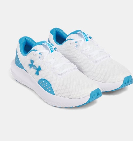 Beyaz Erkek UA Charged Surge 4 Koşu Ayakkabısı