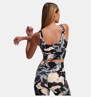 Kadın UA Meridian Fitted Baskılı Crop Atlet