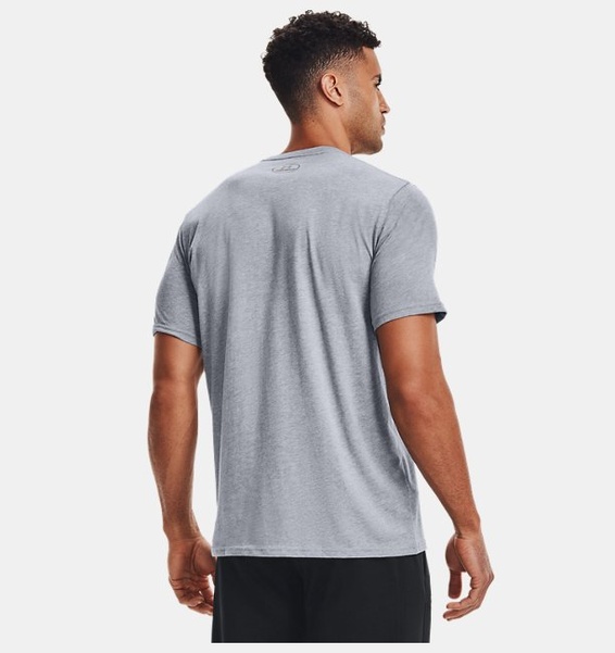 Gri Erkek UA Boxed Sportstyle Kısa Kollu T-shirt