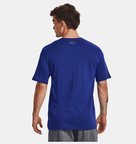Mavi Erkek UA Boxed Sportstyle Kısa Kollu T-shirt