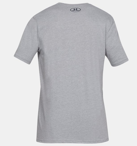 Gri Erkek UA Sportstyle Logo Kısa Kollu T-shirt