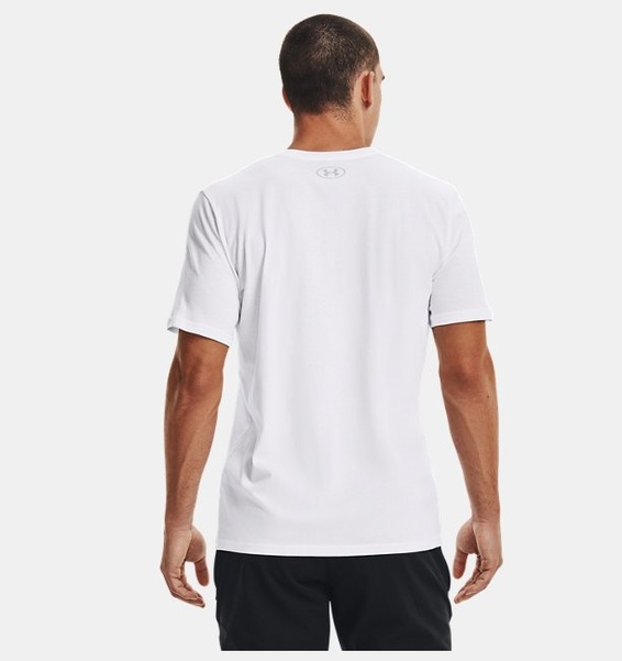 Beyaz Erkek UA Sportstyle Logo Kısa Kollu T-shirt