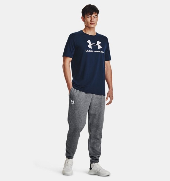 Lacivert Erkek UA Sportstyle Logo Kısa Kollu
