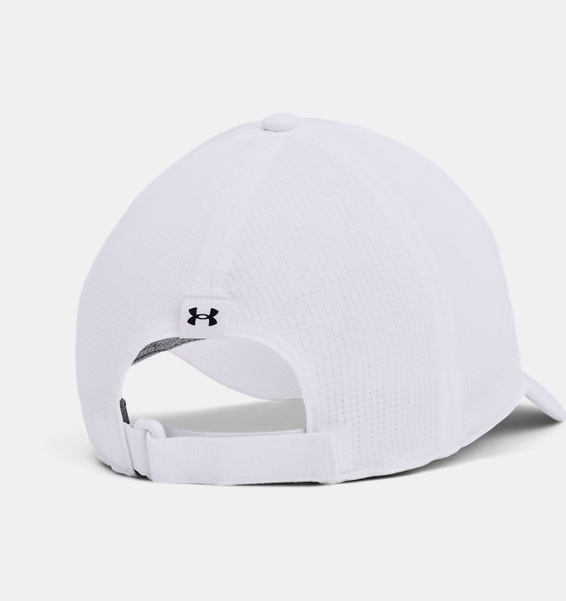 Beyaz Erkek UA Serin Tutan ArmourPencereli™ Adjustable Şapka