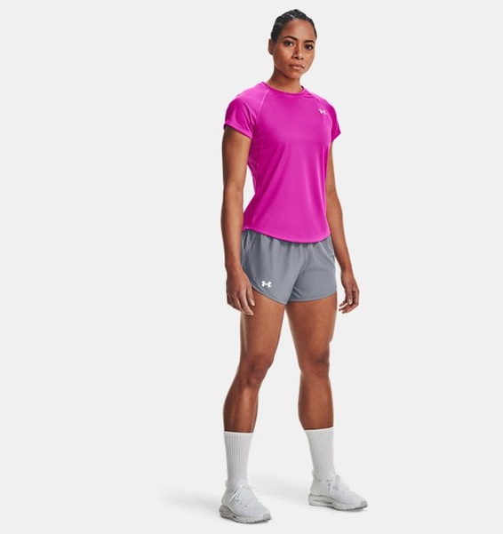 Gri Kadın UA Fly-By 2.0 Şort