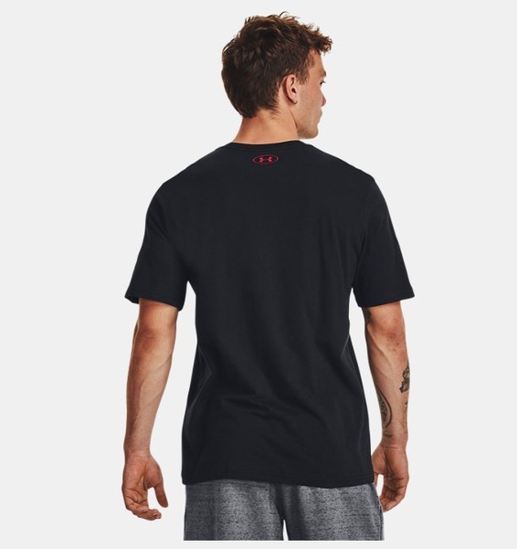 Siyah Erkek UA GL Foundation Kısa Kollu T-shirt