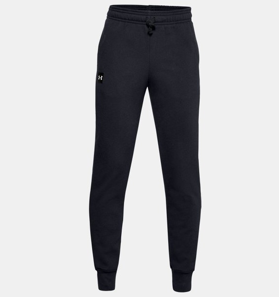 Siyah Erkek Çocuk UA Rival Fleece  Eşofman Altı
