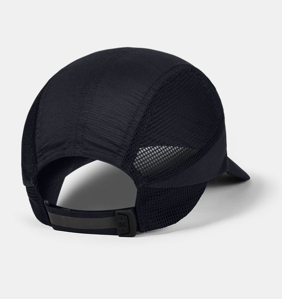 Siyah Unisex UA Serin Tutan Koşu Dash Şapka