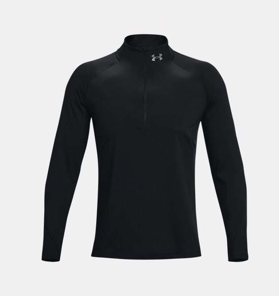 Siyah Erkek UA Qualifier Koşu 2.0 ½ Fermuarlı Sweatshirt
