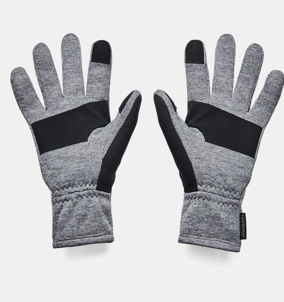 Gri Erkek UA Storm Fleece Eldiven