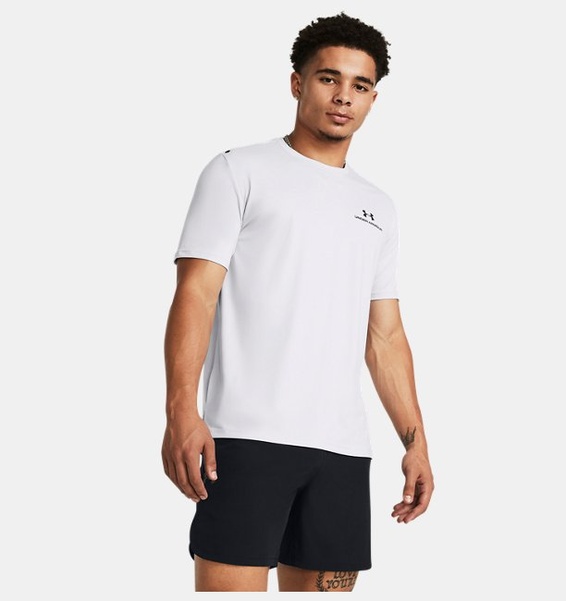 Gri Erkek UA RUSH™ Energy Kısa Kollu T-shirt