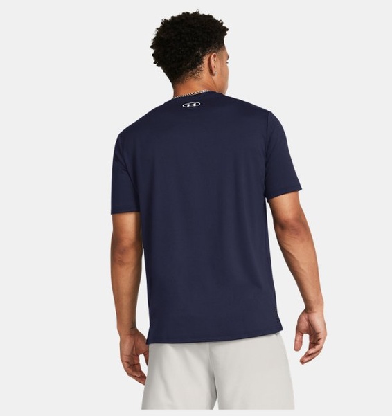 Lacivert Erkek UA RUSH™ Energy Kısa Kollu T-shirt