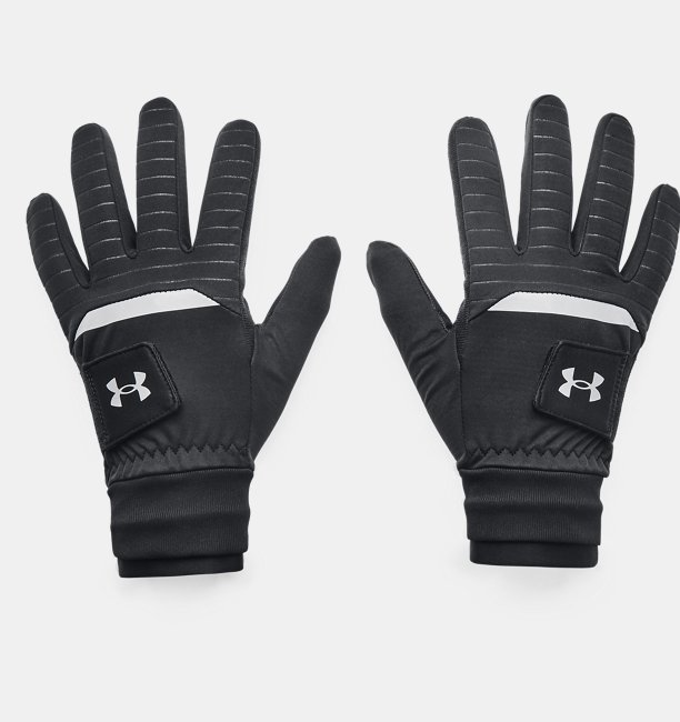 Erkek ColdGear® Infrared Golf Eldiveni Siyah