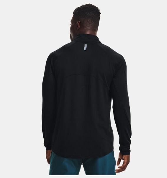 Siyah Erkek UA Qualifier Koşu 2.0 ½ Fermuarlı Sweatshirt