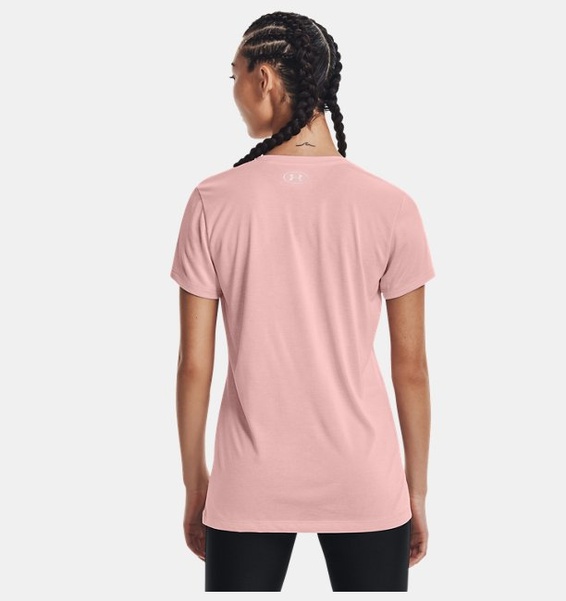 Lila Kadın UA Tech™ Twist V-Yaka T-shirt