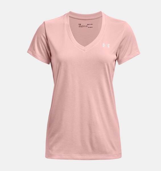 Lila Kadın UA Tech™ Twist V-Yaka T-shirt