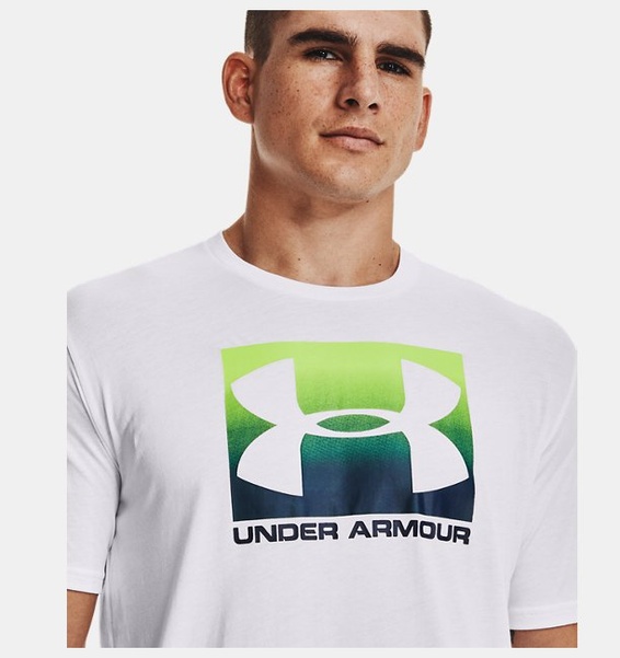 Beyaz Erkek UA Boxed Sportstyle Kısa Kollu T-shirt