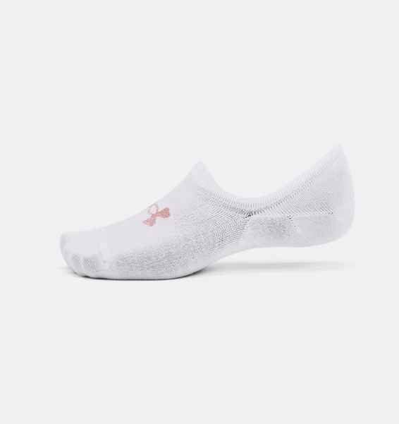 Beyaz Unisex UA Ultra Lo – 3'lü Paket Çorap