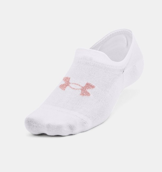 Beyaz Unisex UA Ultra Lo – 3'lü Paket Çorap