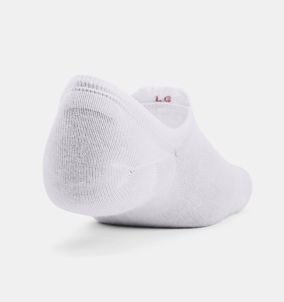 Beyaz Unisex UA Ultra Lo – 3'lü Paket Çorap
