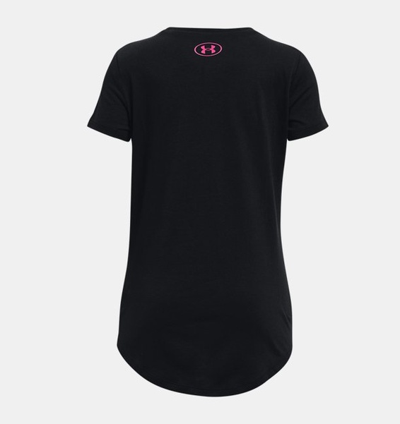 Siyah Çocuk UA Sportswear Logo Kısa Kollu T-shirt