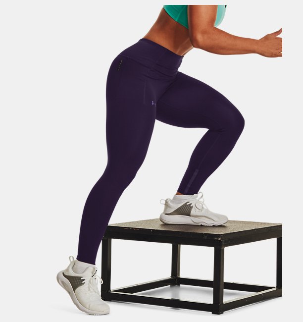 Kadın UA RUSH™ SmartForm Bilekte Tayt Mor