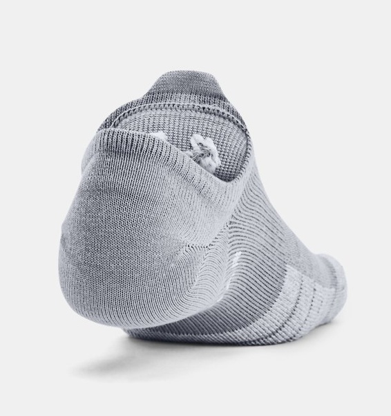 Gri Unisex UA Ultra Low Tab Çorap