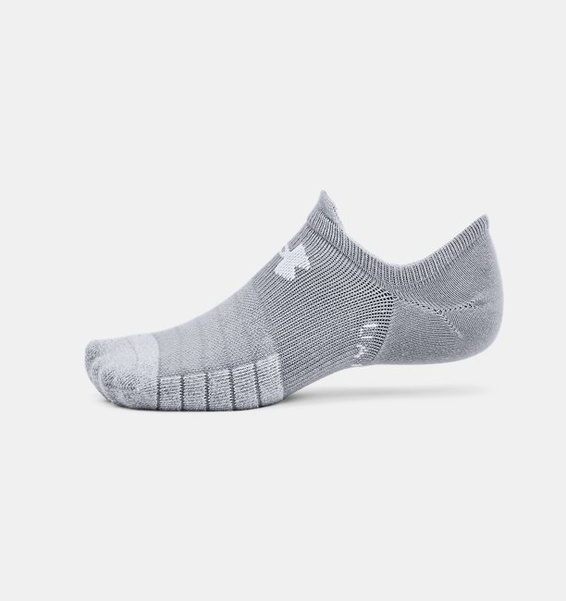 Gri Unisex UA Ultra Low Tab Çorap