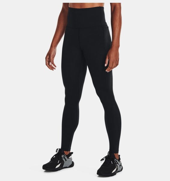 Siyah Kadın UA Meridian Ultra Yüksek Bel Tayt