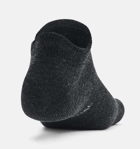 Siyah Unisex UA Essential No Show 3’lü Paket Çorap