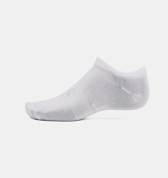Beyaz Unisex UA Essential 6’lı Paket No Show Çorap