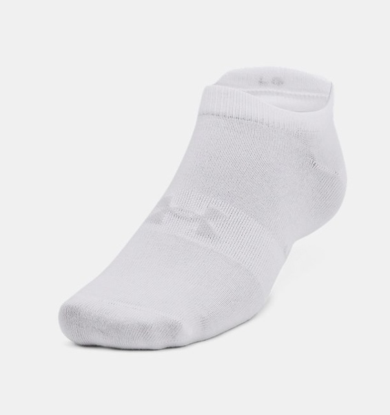 Beyaz Unisex UA Essential 6’lı Paket No Show Çorap