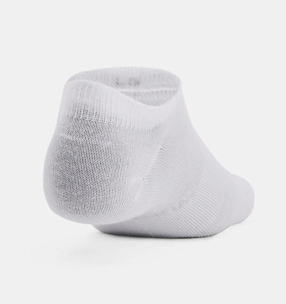 Beyaz Unisex UA Essential 6’lı Paket No Show Çorap