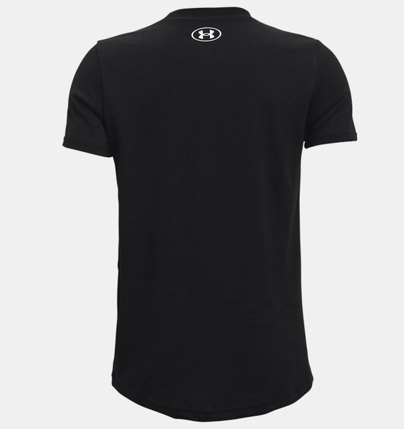 Siyah Çocuk UA Sportstyle Logo Kısa Kollu T-shirt