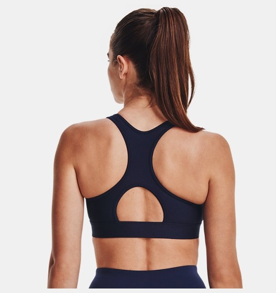 Lacivert Kadın HeatGear® Armour Mid Padless Spor Sütyeni