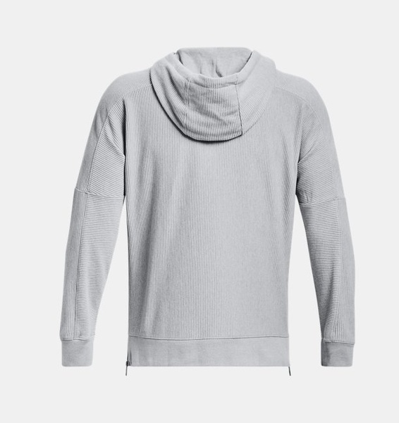 Gümüş Erkek UA Ottoman Fleece Kapüşonlu Üst