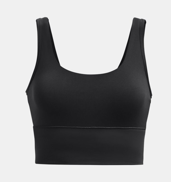 Siyah Kadın UA Meridian Fitted Crop Atlet