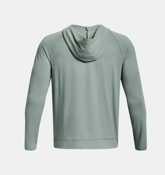 Yeşil Erkek UA Meridian Tam Boy Fermuarlı Sweatshirt