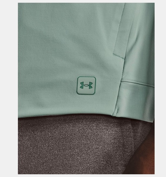 Yeşil Erkek UA Meridian Tam Boy Fermuarlı Sweatshirt