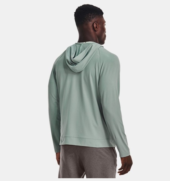 Yeşil Erkek UA Meridian Tam Boy Fermuarlı Sweatshirt