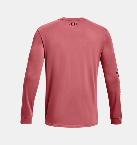 Pembe Erkek Project Rock Respect Uzun Kollu T-shirt