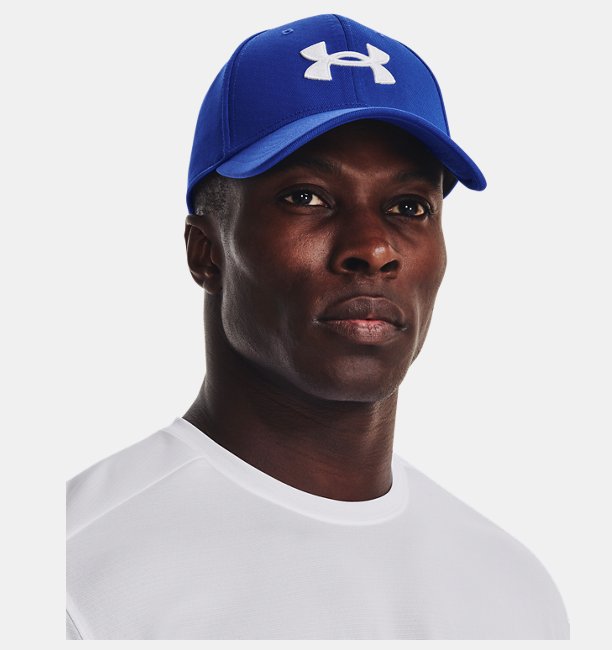 Erkek UA Blitzing Şapka Mavi