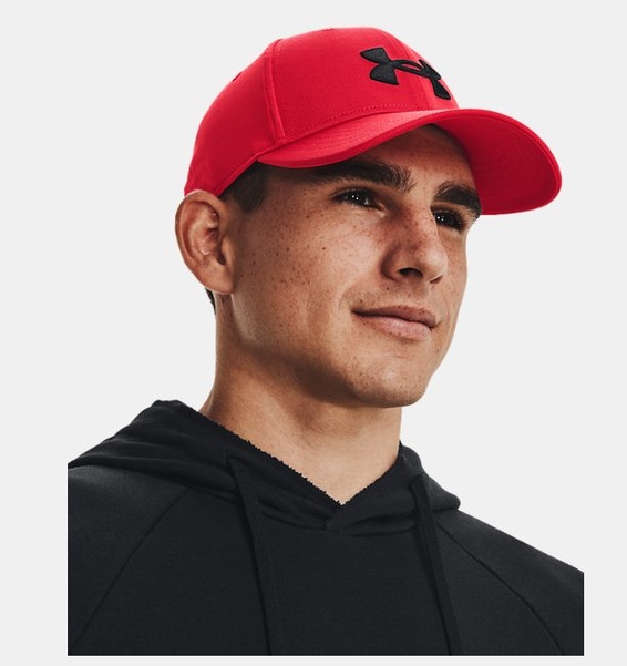 Kırmızı Erkek UA Blitzing Ayarlanabilir Şapka