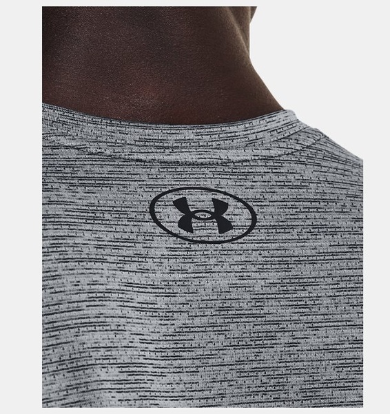 Gri Erkek UA Tech Vent Kısa Kollu T-shirt