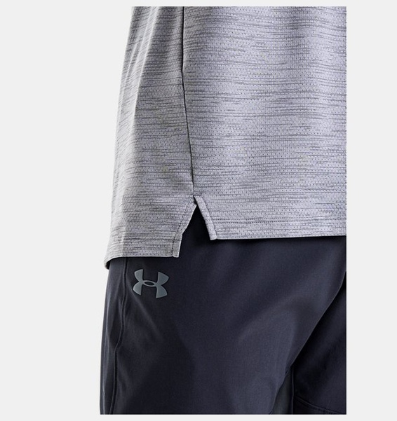 Gri Erkek UA Tech Vent Kısa Kollu T-shirt