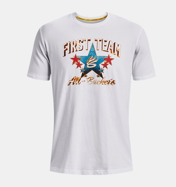 Erkek Curry All Star Game Kısa Kollu Beyaz