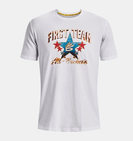 Beyaz Erkek Curry All Star Game Kısa Kollu