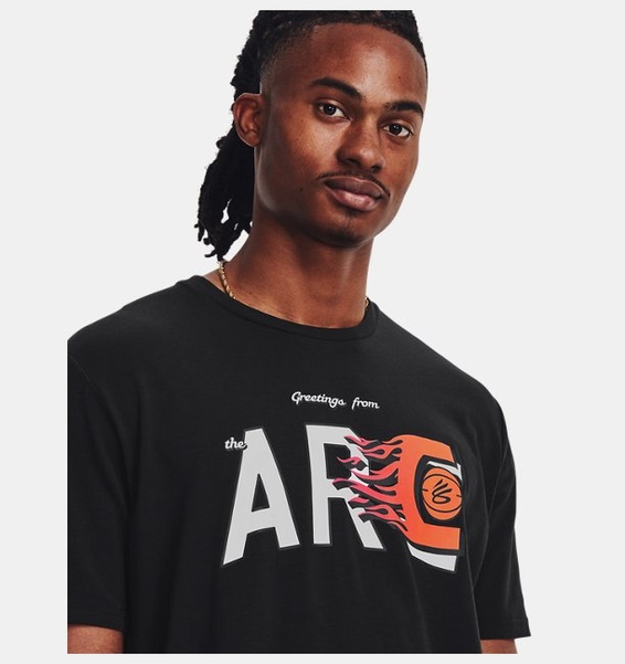 Siyah Erkek Curry Arc Kısa Kollu