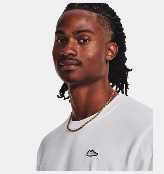 Beyaz Erkek Curry Cook Heavyweight Kısa Kollu T-shirt